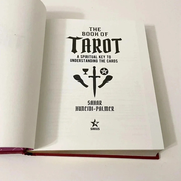 2022 The  Book of Tarot By Sahar Huneiei Palmer Hardcover Flaws - Picture 12 of 16
